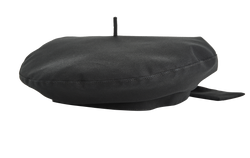 Christian Dior Arty Oblique Bow Beret, Polyester, Black, Sz58, 3*